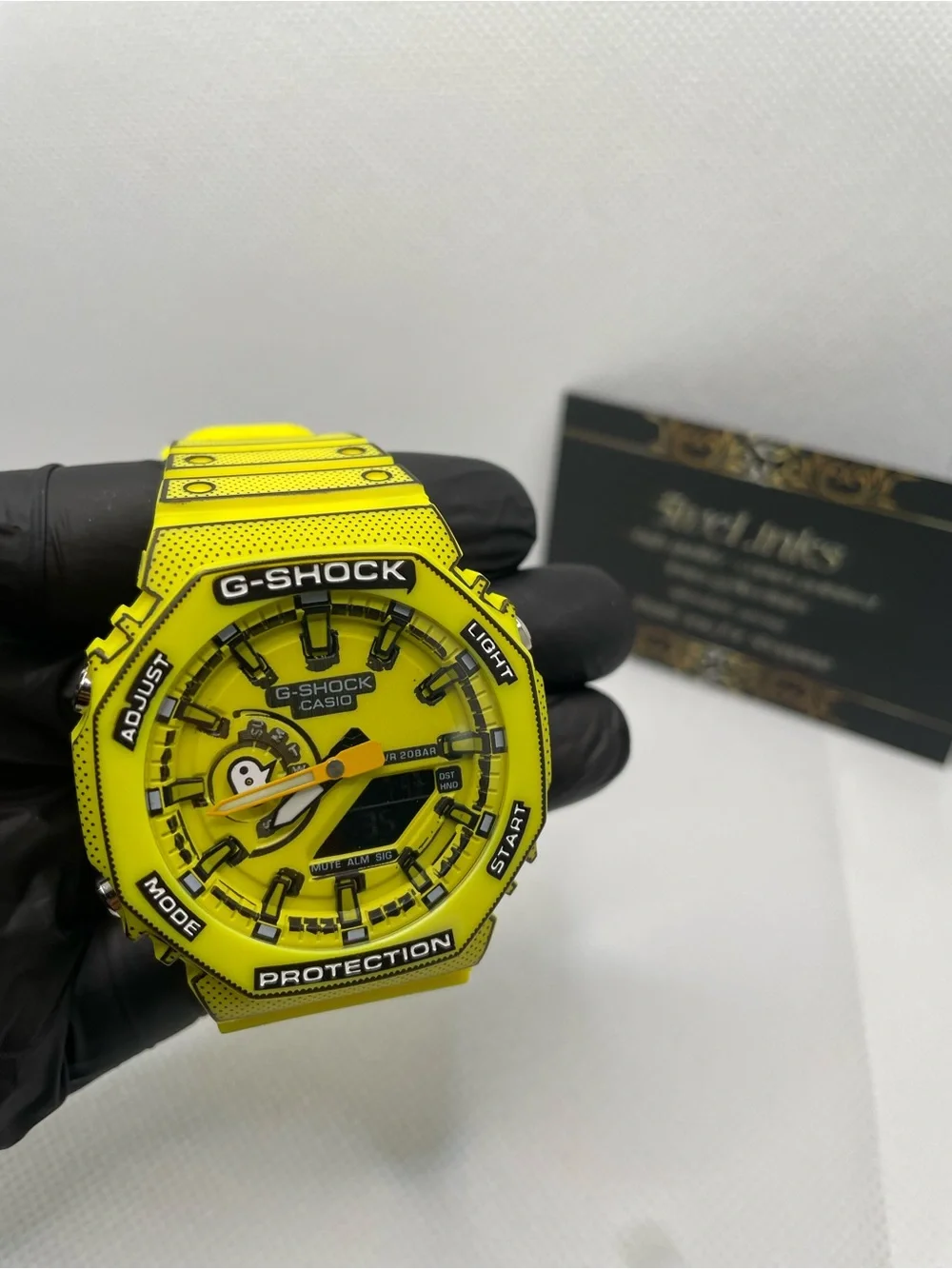 G-Shock Yellow Analog-Digital Sport Watch